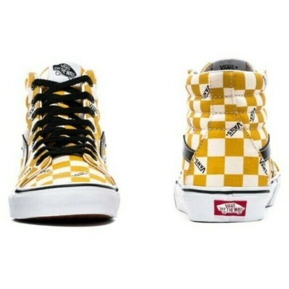 LIKE NEW Vans Big Checkerboard SK8-HI Sneaker SZ 9 - Picture 6 of 6